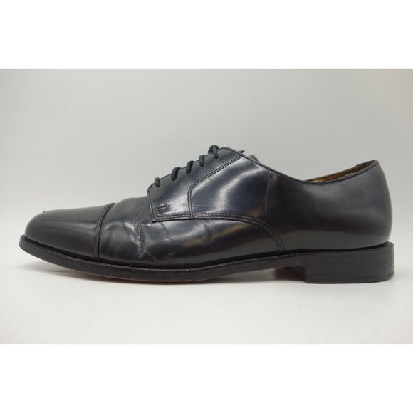 Cole Haan Black Leather Cap Toe Lace Up Oxfords Shoes Men\'s 10.5 D main image 12